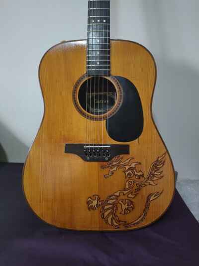 A Very Beautifull Vintage Giannini 12 String Guitar