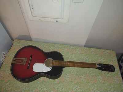Vintage Del Rey Parlor Guitar - Made in Japan Model G 100 Acoustic Read Desc