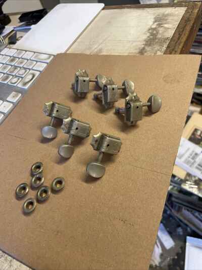 Mid 1960??s Kluson Deluxe Guitar Tuners 3 / side fits Gibson ES-333 Casino 2-line