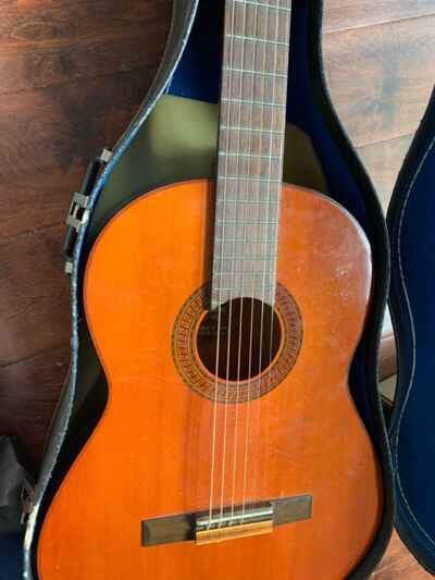 YAMAHA G-90A Vintage Acoustic Guitar Nippon Gakki MIJ with Hard Case