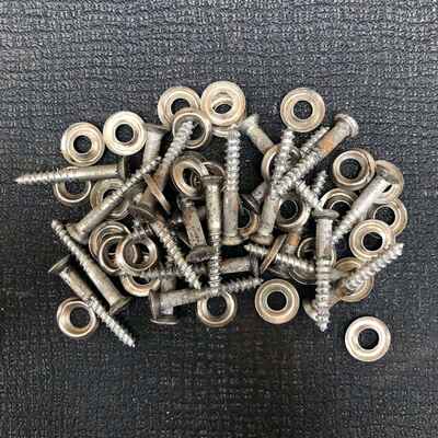 x5 vintage 1960??s domed posidriv Hiwatt spec head back panel screws - Hylight