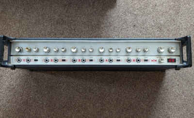 1974 HH H&H MA100  Spring reverb 5 channel PA Amplifier amp  /  mixer