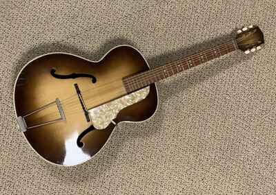1950??s F Hole acoustic guitar