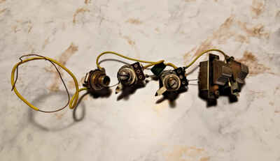 ~ *TESTED* Vintage 1965 1966 1967 Teisco Guitar Pots Switches JAPAN MIJ ~