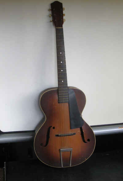 1930s KAY DEL ORO ARCHTOP GUITAR -unmarked- acoustic tobacco sunburst VINTAGE