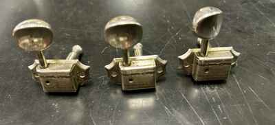 KLUSON DELUXE Double Line tuners 3x3 1960s Gibson, Rickenbacker Bass side only.