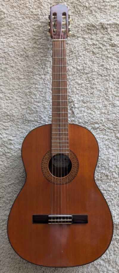 1968 Wilson and Sons Classical guitar in hardshell case - Made in Japan -Project