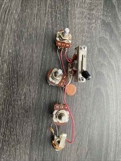 Vintage Peavey T-27 Electric Guitar Wiring Harness Pots Switche 1982