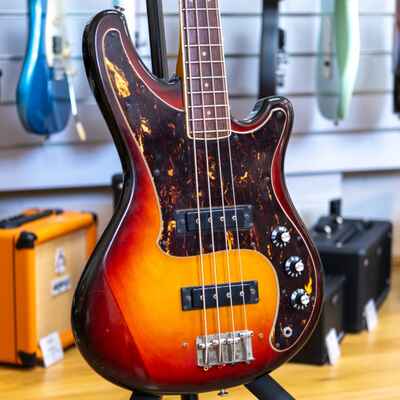 1974 Yamaha Super Bass SB-55 Bass Guitar (3-Tone Sunburst)