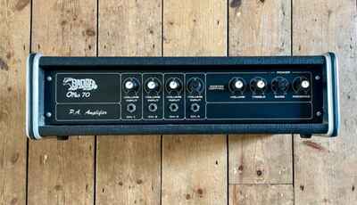 badger PA amplifier 1970s Solid state Spares repairs