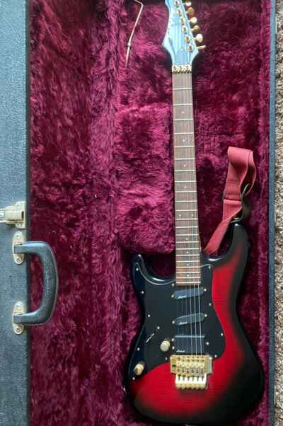 Aria Pro II Mad Axes Electric Guitar 6-String Red / Black Rock Metal Style