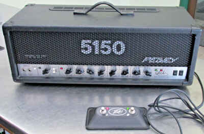 1979 Peavey 5150 Block Letter / Block Logo EVH USA-Made Tube Guitar Amp & Pedal