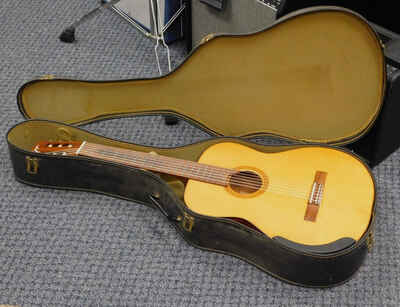 Vintage 1970 Goya GG-17 Grand Concert Classical Guitar w /  Case! Made In Sweden!