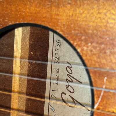 1967 Goya N-21 Acoustic Guitar | Fresh Steel Strings | BEAUTY!