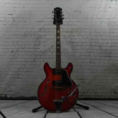 Guitare Electrique Epiphone Demi-caisse 5102 T Japan 1971 Cherry burst