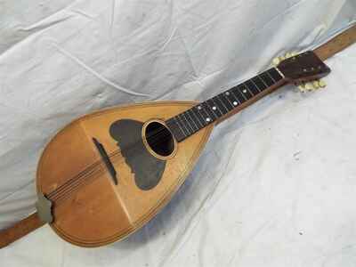 Washburn Melon Bowl Back Mandolin Ornate Wooden Musical String Instrument Lute