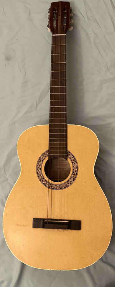 Vintage Harmony H6210 Classical Acoustic Guitar, Made in USA.