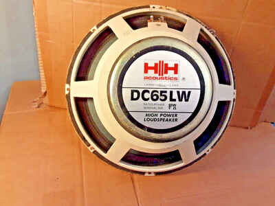 Vintage HH H&H 12?? guitar speaker DC65 8 ohms - 65 watts