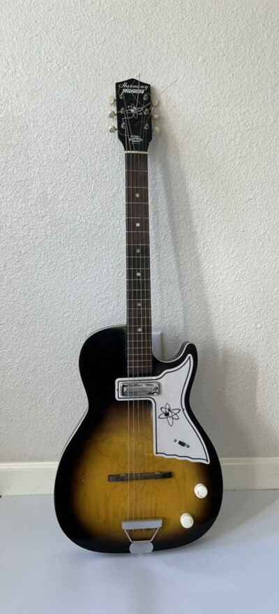 Harmony Stratotone Electric Guitar Ca Mid-1960