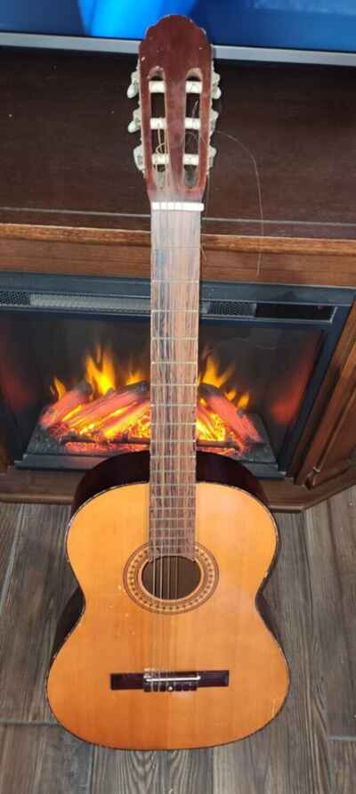 Vintage Early Orlando?  1960??s Classical Guitar Japanese 39?? Made In Japan