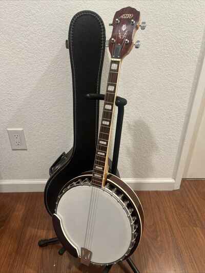 Vintage Astro Tenor Banjo 4 String With Case