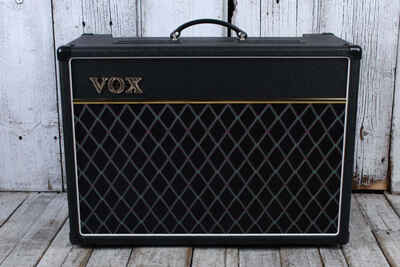Vox AC15C1VB Electric Guitar Amplifier 15 Watt 1x12 Tube Combo Amp Vintage Black