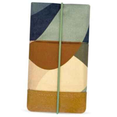 Moin Padded Canvas Phone Sleeve with Rubber Closure - Handmade Phone Case