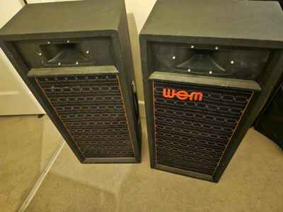 WEM Watkins 2 X 12 Speaker Cabinets Celestion G12h