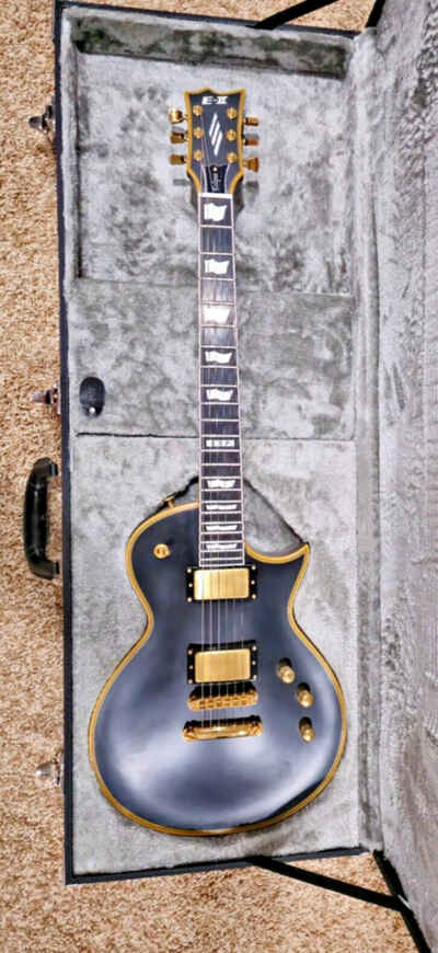 ESP E-II Eclipse DB VB Vintage Black w /  ESP Hard Case! Excellent Condition