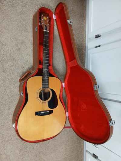 1975 Aspen D-28 Acoustic Guitar With Original Aspen Brand Hard Case