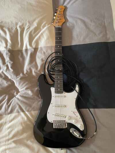 CHITARRA ELETTRICA EKO S300 BLACK Stratocaster Come Nuova