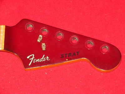 Fender 1980 Maple Strat Stratocaster Neck w /  Candy Apple Red Face