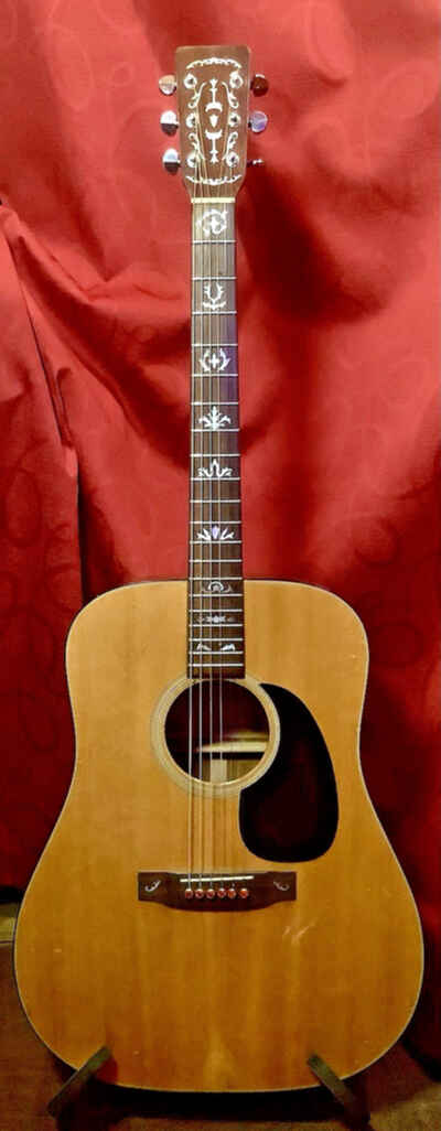 Vintage 1977 Takamine E-340S ??Carlton Special?? w /  Mother Of Pearl Inlays, Piezo