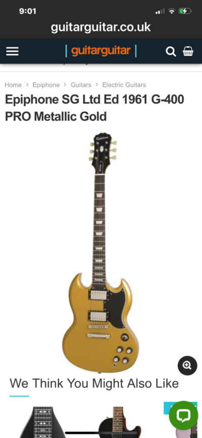 Epiphone SG Ltd Edition 1961 G400 Pro