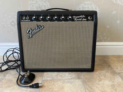 Vintage 1966 Blackface Fender Princeton Reverb - Museum Condition - AA764
