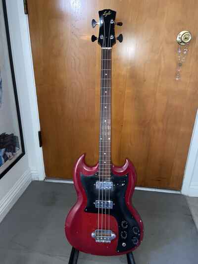 Lyle Short Scale Bass Late 60??s Early 70??s Era. All Original But The Pick guard