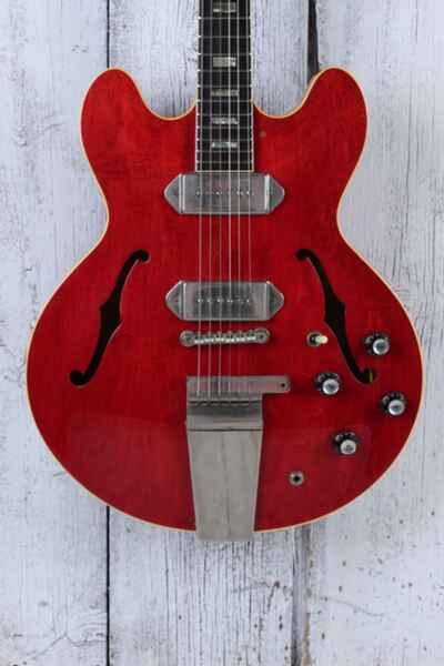 Gibson 1965 ES-330TDC Hollowbody Electric Guitar Cherry Finish w Hardshell Case