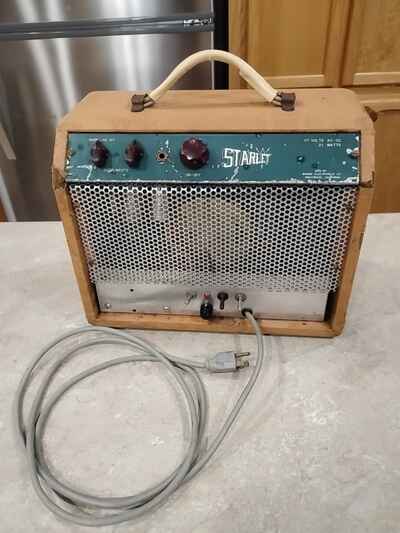 1950s Starlet 107 Guitar Amplifier Super Rare Early Version 6L6 Tubes Read